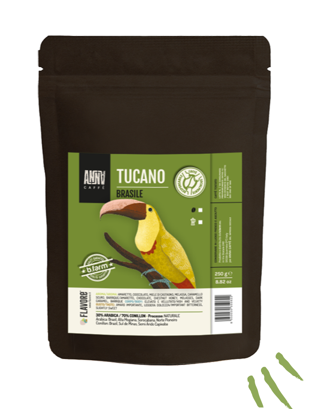 Tucano – 30% Arabica – 70% Conillon - Bhousecoffee